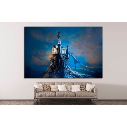 Old castle on the hill №713 Ready to Hang Canvas PrintCanvas art arrives ready to hang, with hanging accessories included and no additional framing required. Every canvas print is hand-crafted, made on-demand at our workshop and expertly stretched around