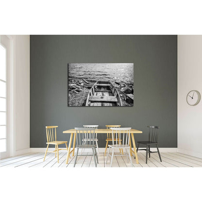 Old fishing boat in Karelia №3128 Ready to Hang Canvas PrintCanvas art arrives ready to hang, with hanging accessories included and no additional framing required. Every canvas print is hand-crafted, made on-demand at our workshop and expertly stretched a