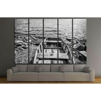 Old fishing boat in Karelia №3128 Ready to Hang Canvas PrintCanvas art arrives ready to hang, with hanging accessories included and no additional framing required. Every canvas print is hand-crafted, made on-demand at our workshop and expertly stretched a