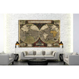 Old World Map №1494 Ready to Hang Canvas Print