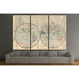 Old World Map №1469 Ready to Hang Canvas Print