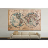 old World map №862 Ready to Hang Canvas Print