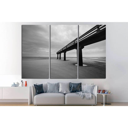 Omaha beach in Normandy, France №1105 Ready to Hang Canvas Print - Zellart Canvas Prints ALL_Products, s-1105