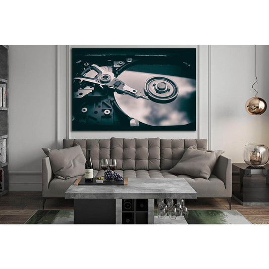 Optical Disc Drive №SL783 Ready to Hang Canvas Print - Zellart Canvas Prints 0new, ALL_Products, Engine, Engines Wall Art