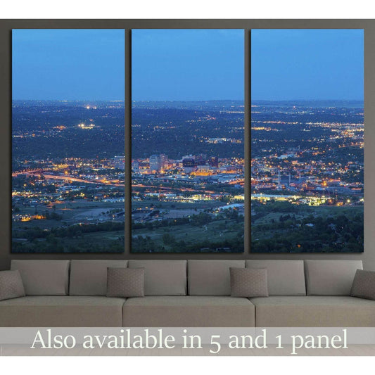 Overlooking Colorado Springs №1763 Ready to Hang Canvas Print - Zellart Canvas Prints ALL_Products, s-1763