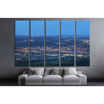 Overlooking Colorado Springs №1763 Ready to Hang Canvas PrintCanvas art arrives ready to hang, with hanging accessories included and no additional framing required. Every canvas print is hand-crafted, made on-demand at our workshop and expertly stretched