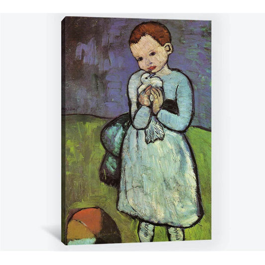 Pablo Picasso, Child holding a dove - Canvas print - Zellart Canvas Prints 000Negative, 6153, ALL_Products