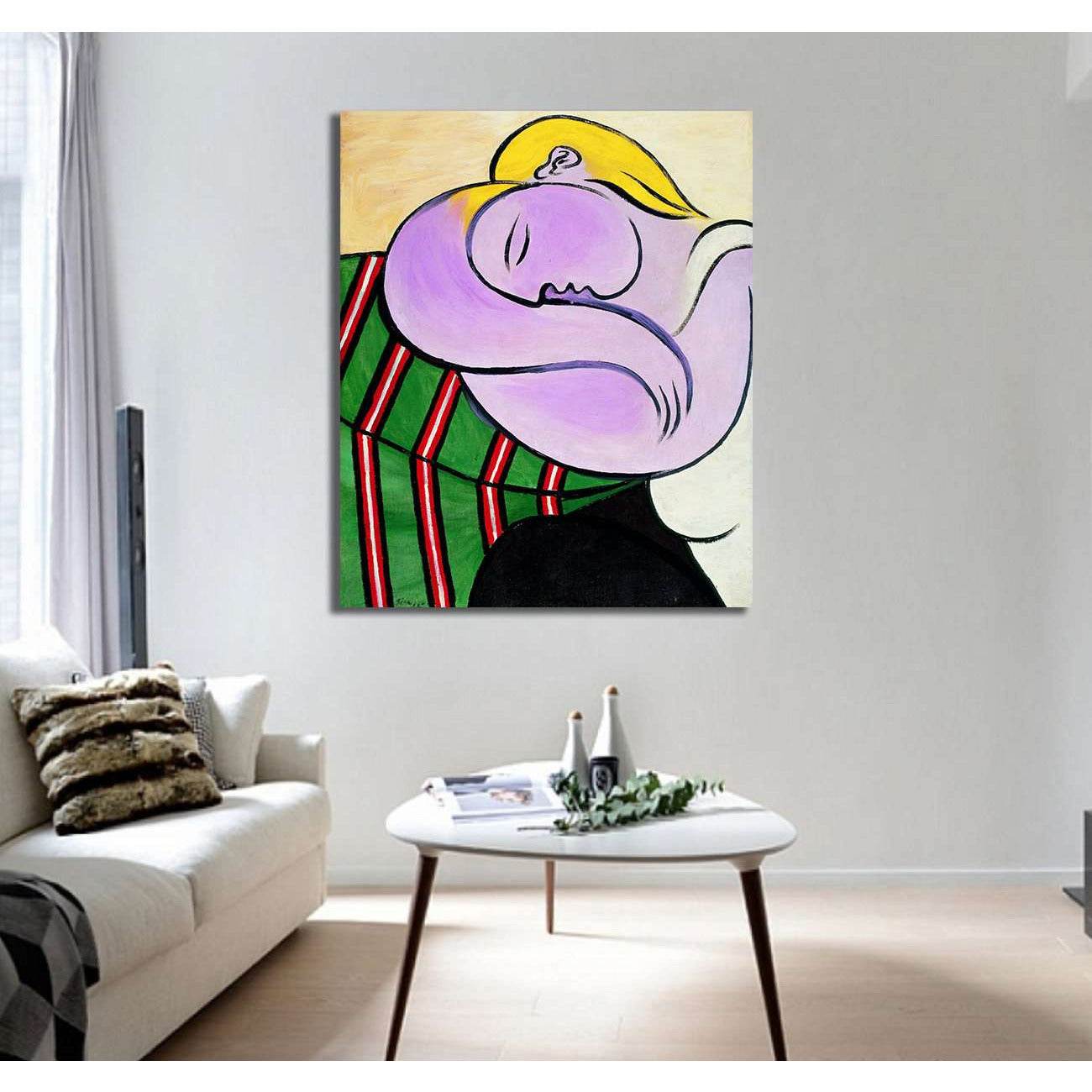 Pablo Picasso, Donna dai capelli gialli - Canvas print - Zellart Canvas Prints 000Negative, 6154, ALL_Products