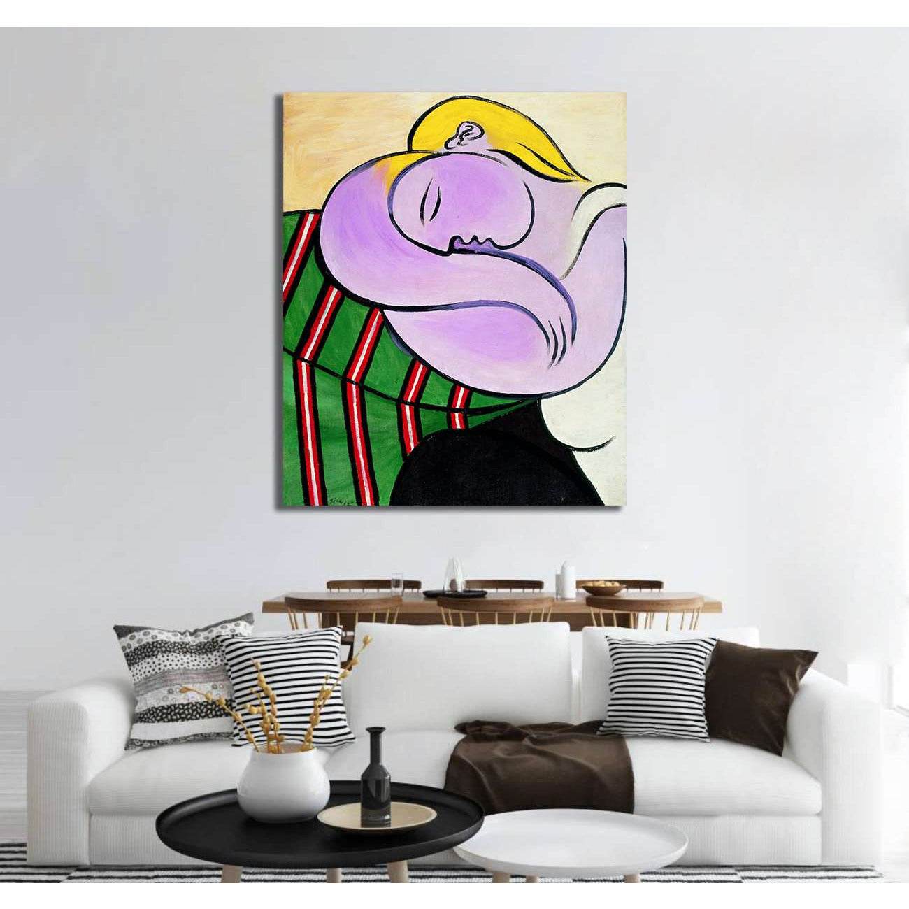 Pablo Picasso, Donna dai capelli gialli - Canvas print - Zellart Canvas Prints 000Negative, 6154, ALL_Products