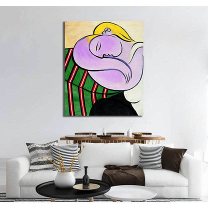 Pablo Picasso, Donna dai capelli gialli - Canvas print - Zellart Canvas Prints 000Negative, 6154, ALL_Products