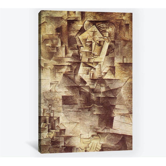 Pablo Picasso, Portrait of Daniel-Henry Kahnweiler - Canvas print - Zellart Canvas Prints 000Negative, 6168, ALL_Products