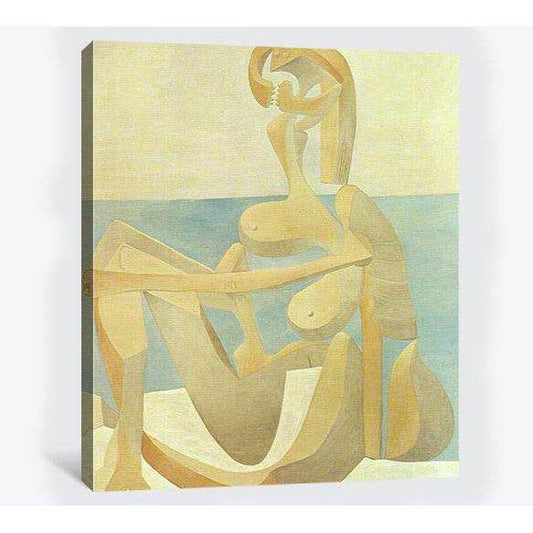 Pablo Picasso, Seated Bather - Canvas print - Zellart Canvas Prints 000Negative, 6172, ALL_Products