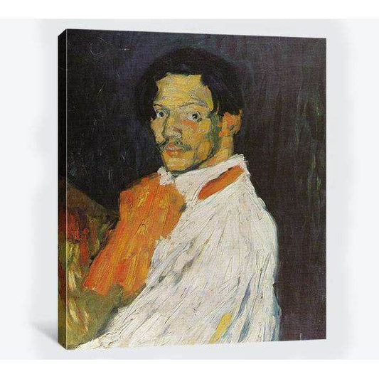 Pablo Picasso, Self Portrait- 'Yo Picasso' - Canvas print - Zellart Canvas Prints 000Negative, 6174, ALL_Products