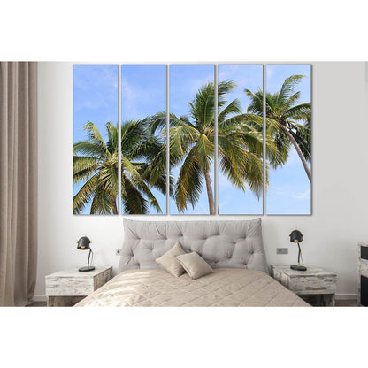 Palm Trees №SL827 Ready to Hang Canvas Print - Zellart Canvas Prints 0new, ALL_Products, Trees Wall Art