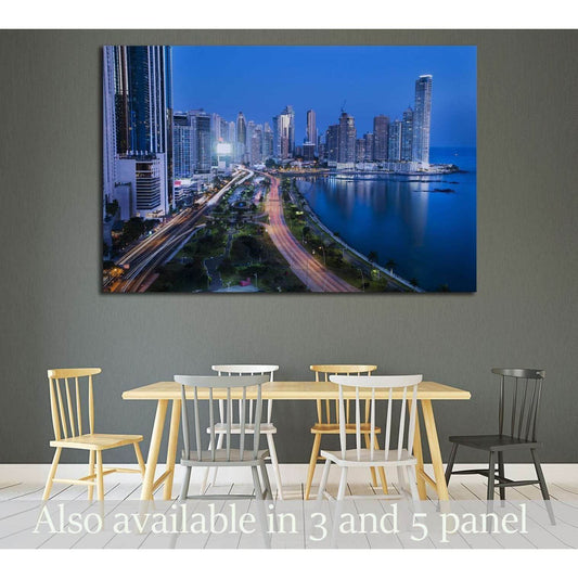 Panama city №2220 Ready to Hang Canvas Print - Zellart Canvas Prints ALL_Products, s-2220