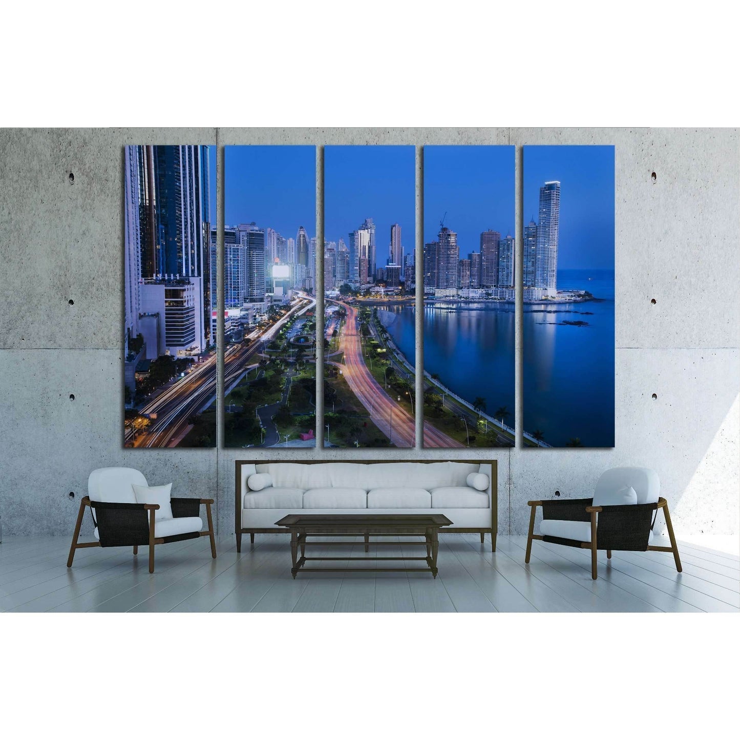 Panama city №2220 Ready to Hang Canvas PrintCanvas art arrives ready to hang, with hanging accessories included and no additional framing required. Every canvas print is hand-crafted, made on-demand at our workshop and expertly stretched around 100% North