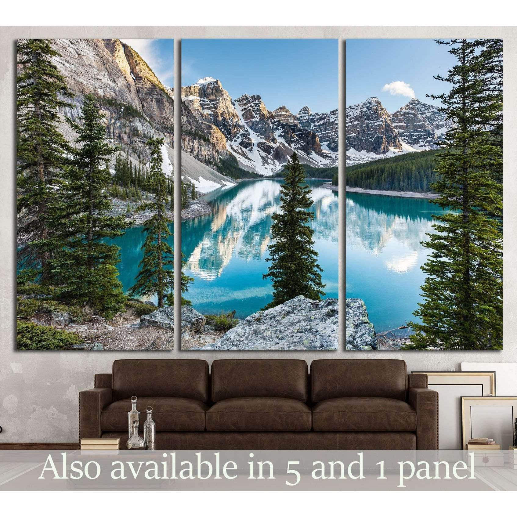 Panorama in the banff, Canada №632 Ready to Hang Canvas Print