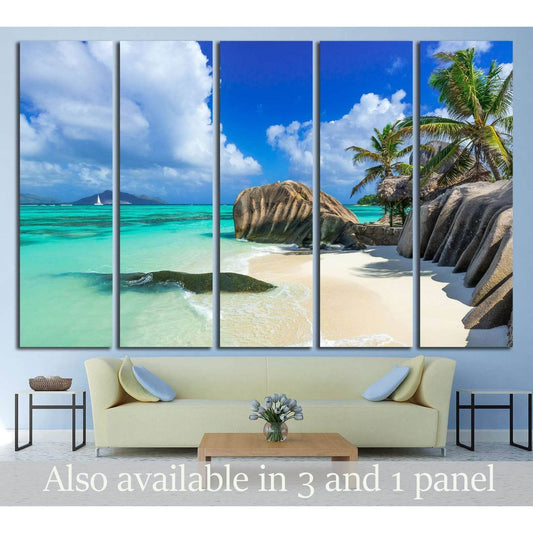 Paradise beach of Seychelles №3134 Ready to Hang Canvas PrintCanvas art arrives ready to hang, with hanging accessories included and no additional framing required. Every canvas print is hand-crafted, made on-demand at our workshop and expertly stretched