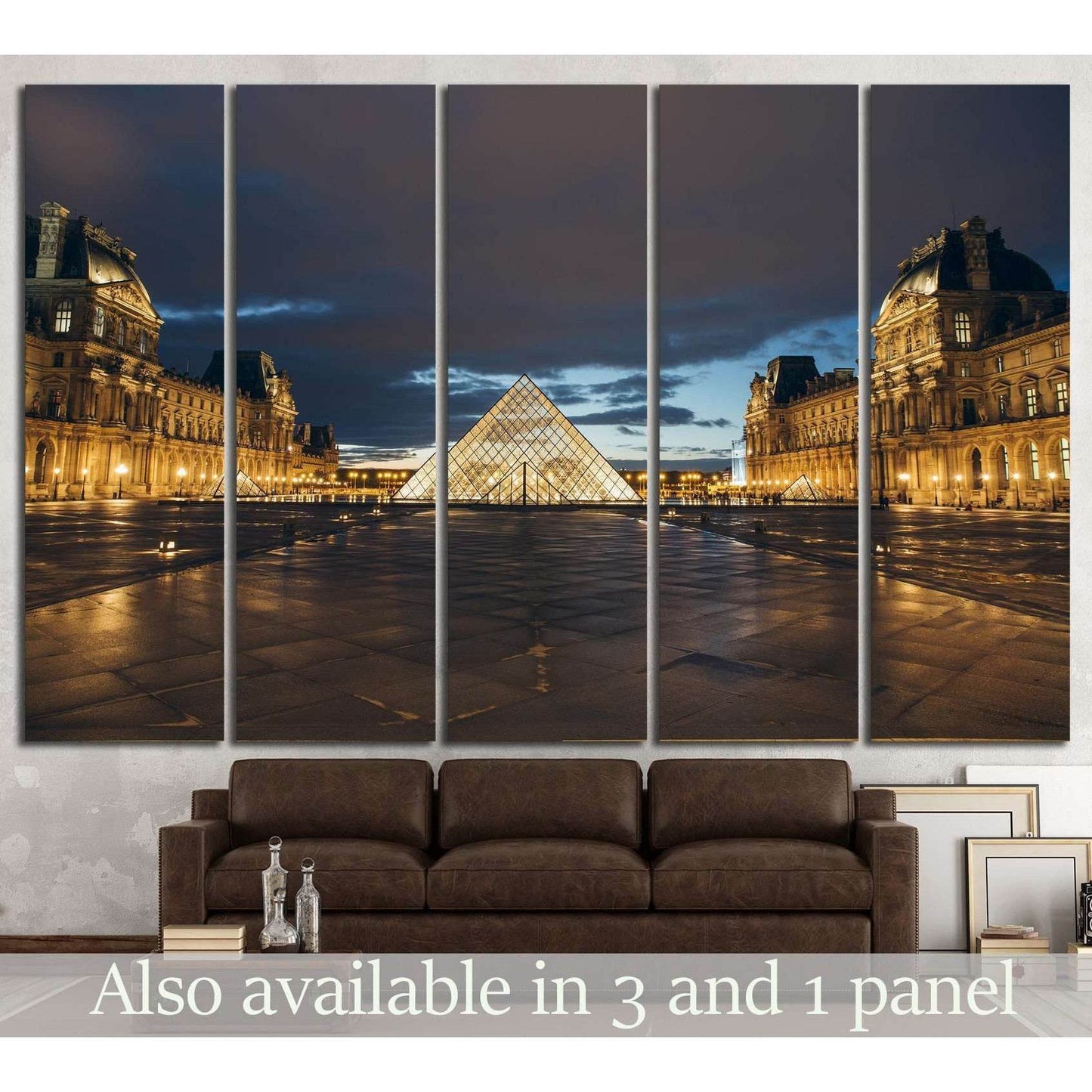 Paris, France, Louvre Museum №1273 Ready to Hang Canvas Print - Zellart Canvas Prints ALL_Products, s-1273