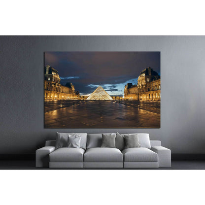 Paris, France, Louvre Museum №1273 Ready to Hang Canvas PrintCanvas art arrives ready to hang, with hanging accessories included and no additional framing required. Every canvas print is hand-crafted, made on-demand at our workshop and expertly stretched