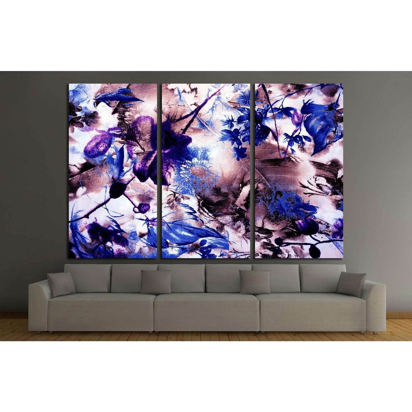 patterned cloth №1343 Ready to Hang Canvas Print - Zellart Canvas Prints ALL_Products, s-1343