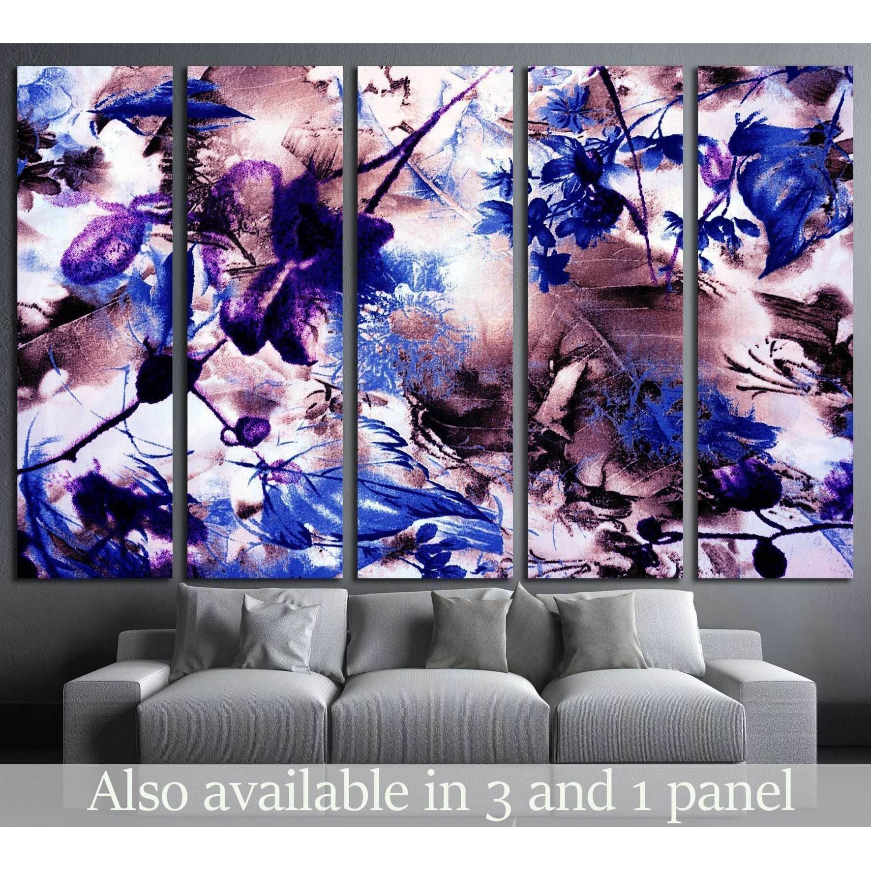patterned cloth №1343 Ready to Hang Canvas Print