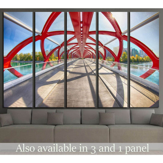 Peace Bridge, Calgary, Alberta, Canada №2031 Ready to Hang Canvas PrintCanvas art arrives ready to hang, with hanging accessories included and no additional framing required. Every canvas print is hand-crafted, made on-demand at our workshop and expertly