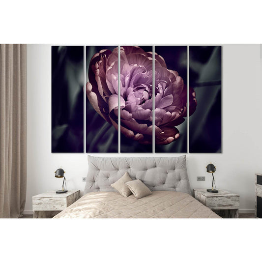 Peony In The Garden №SL703 Ready to Hang Canvas Print - Zellart Canvas Prints 0new, ALL_Products, Floral & Botanical Wall Art