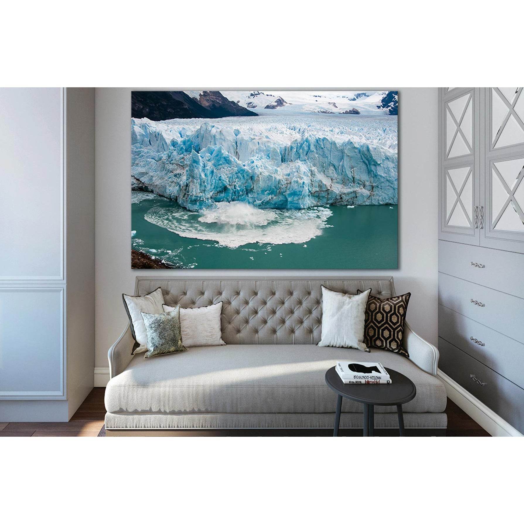Perito Moreno Glacier El Calafate №SL1344 Ready to Hang Canvas Print - Zellart Canvas Prints 0new, ALL_Products, Glacials