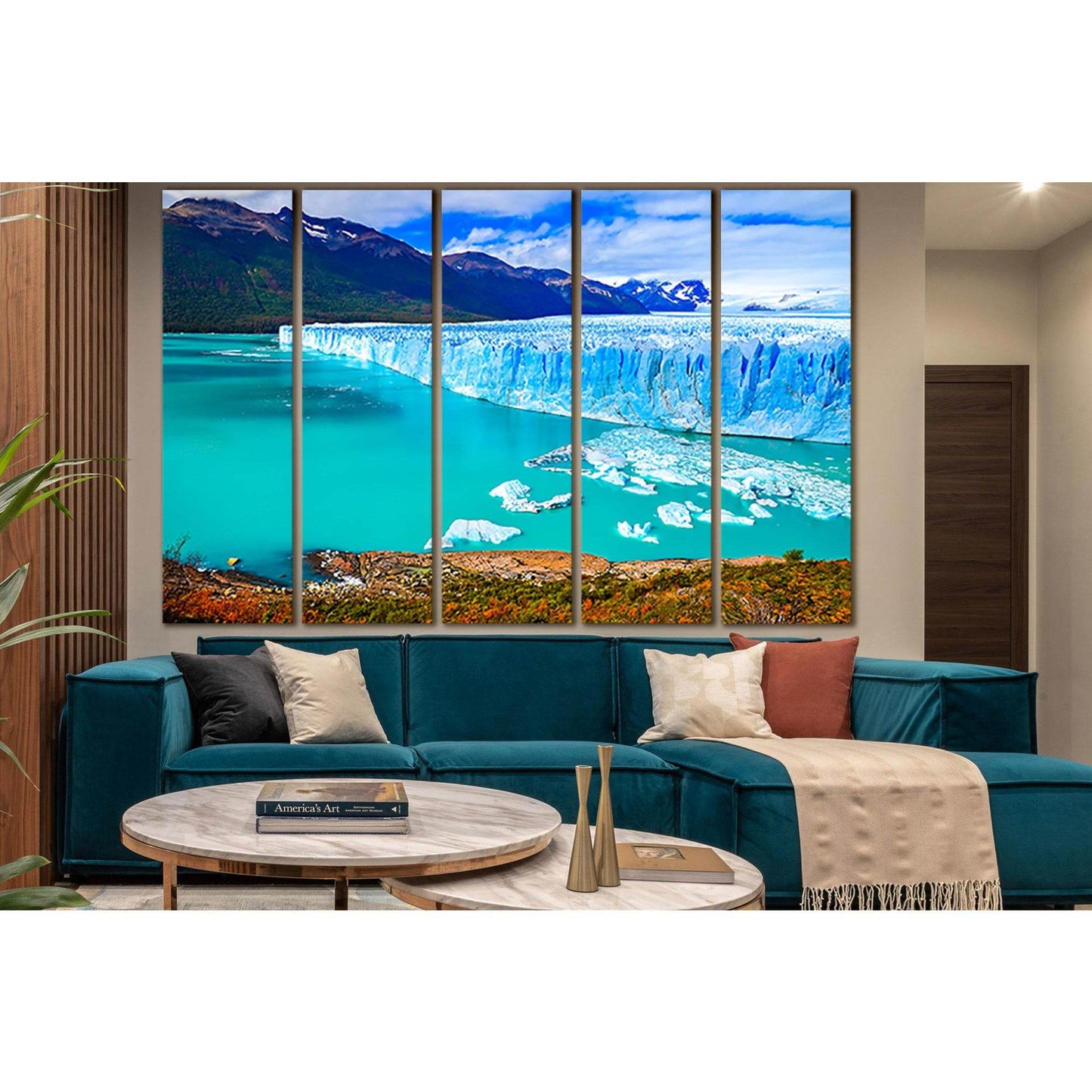 Perito Moreno Glacier №SL1301 Ready to Hang Canvas Print - Zellart Canvas Prints 0new, ALL_Products, Glacials