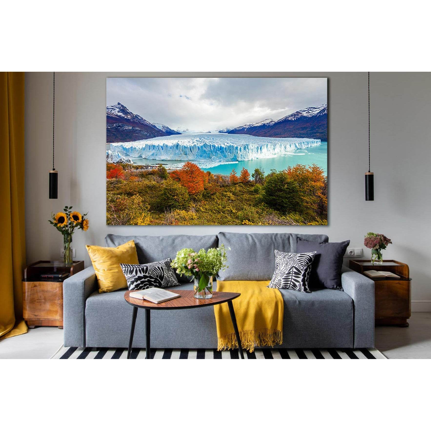 Perito Moreno Glacier №SL1308 Ready to Hang Canvas Print - Zellart Canvas Prints 0new, ALL_Products, Glacials