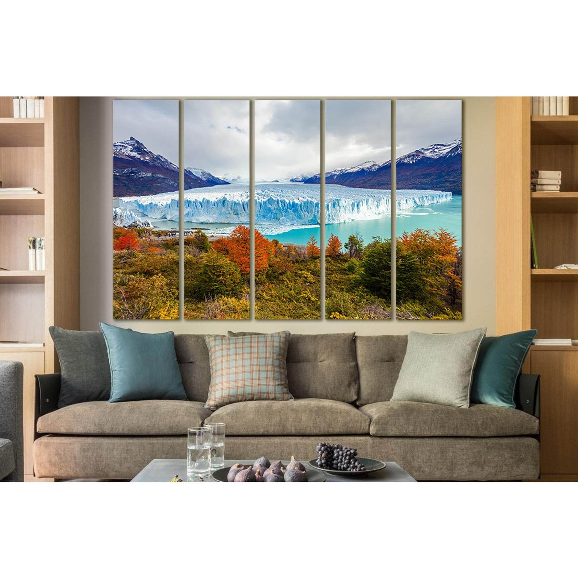 Perito Moreno Glacier №SL1308 Ready to Hang Canvas Print - Zellart Canvas Prints 0new, ALL_Products, Glacials