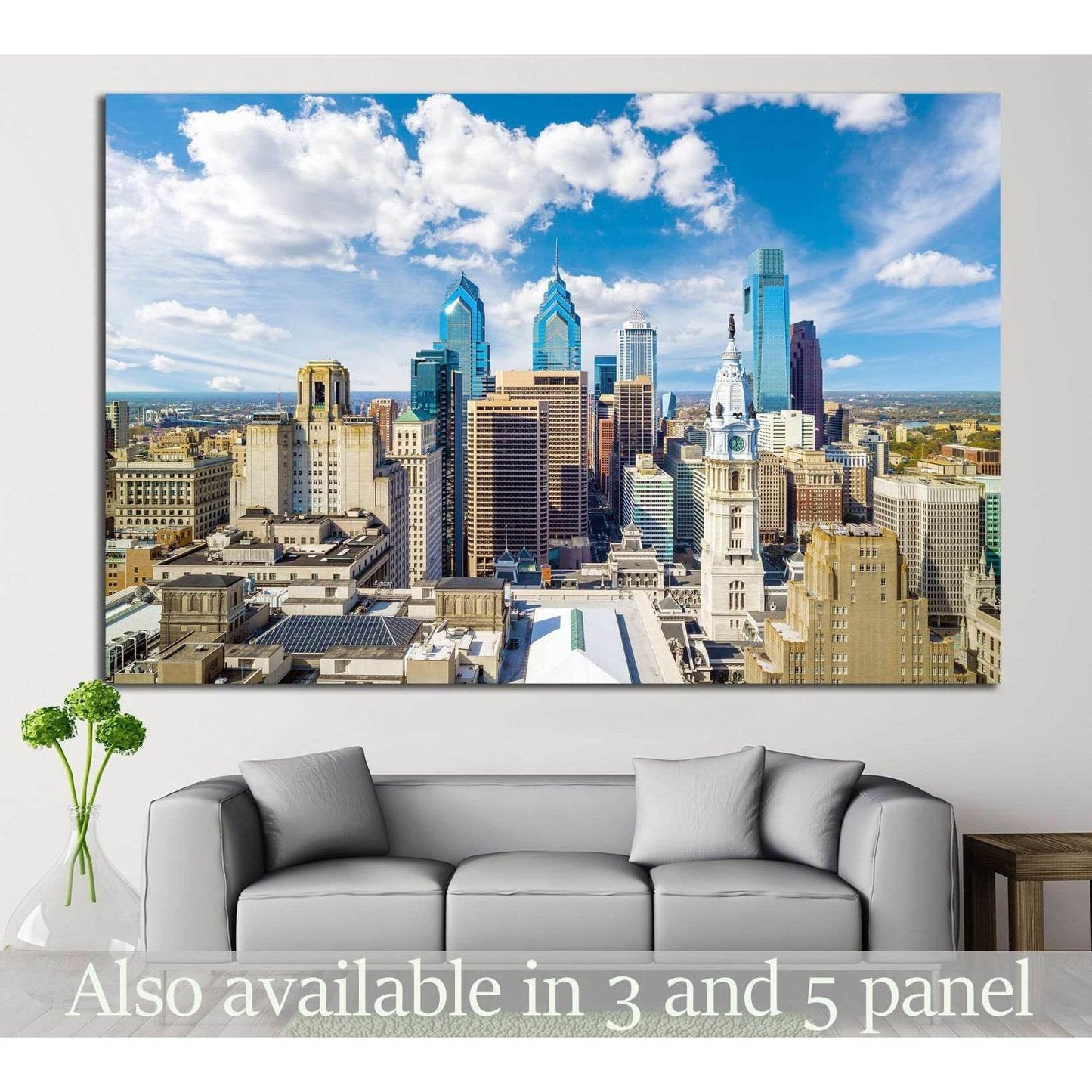 Philadelphia, USA №991 Ready to Hang Canvas Print - Zellart Canvas Prints ALL_Products, s-991