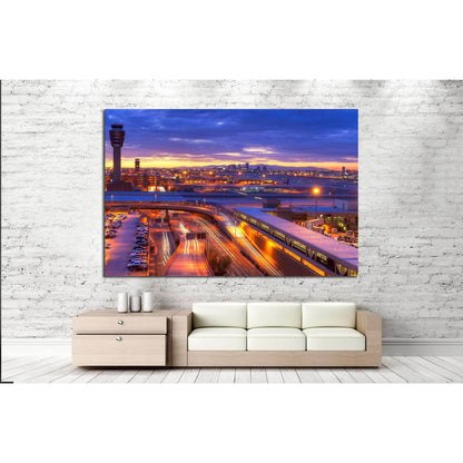 Phoenix airport №895 Ready to Hang Canvas Print - Zellart Canvas Prints ALL_Products, s-895