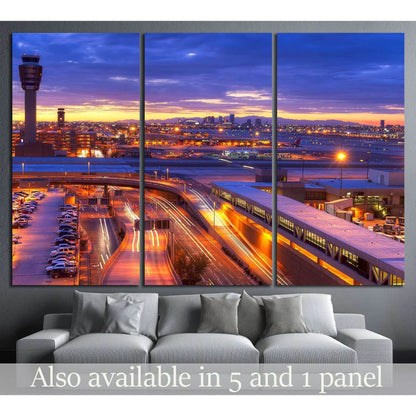 Phoenix airport №895 Ready to Hang Canvas Print - Zellart Canvas Prints ALL_Products, s-895