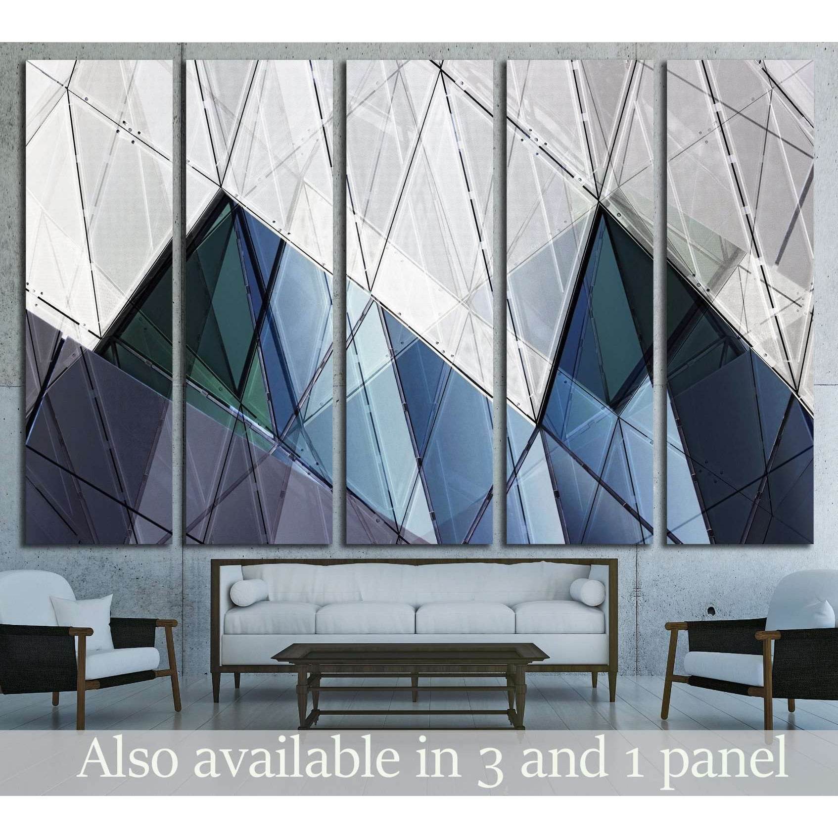 photo of contemporary wall №1603 Ready to Hang Canvas Print - Zellart Canvas Prints ALL_Products, s-1603