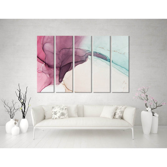Pink Orchid Abstract №04275 Ready to Hang Canvas Print - Zellart Canvas Prints ALL_Products