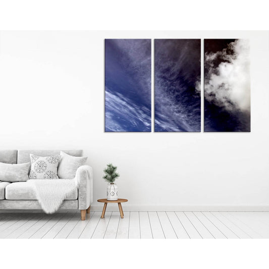 Planet From Space Abstract №04342 Ready to Hang Canvas Print - Zellart Canvas Prints ALL_Products