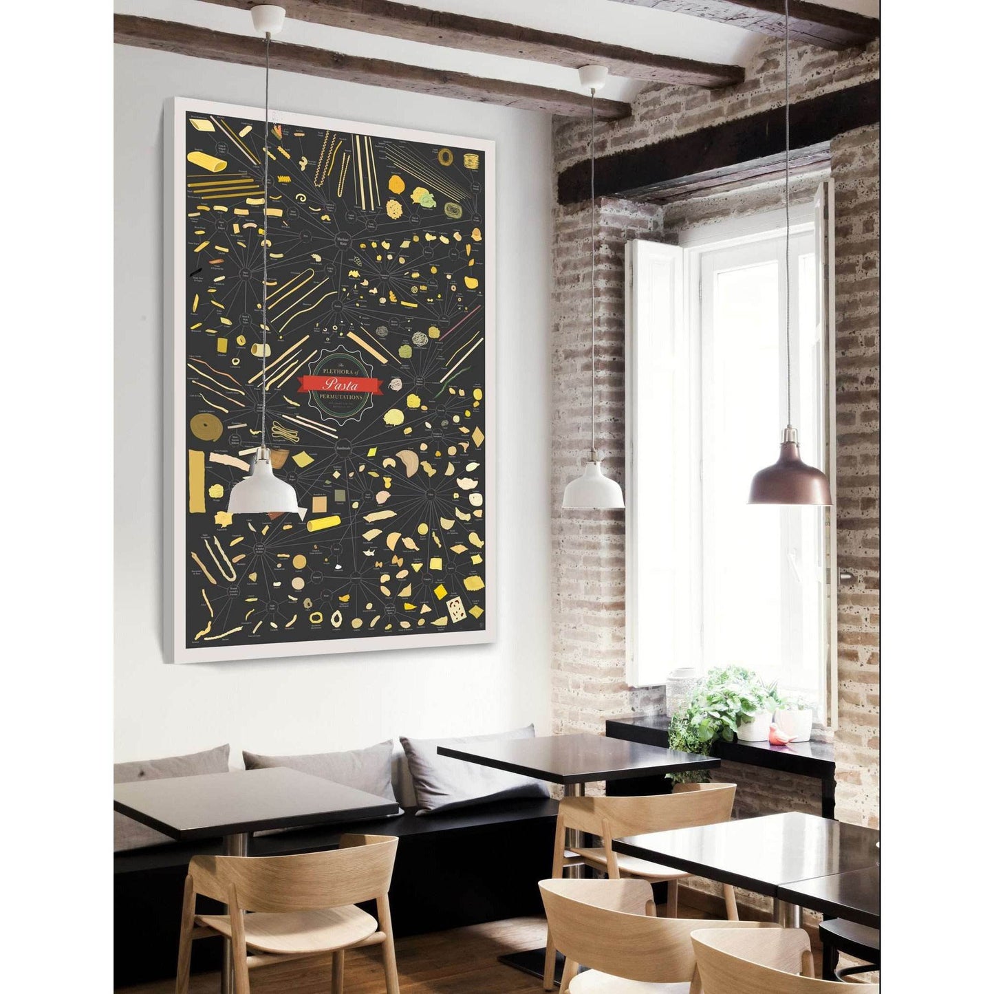 PLETHORA OF PASTA PERMUTATIONS №2030 Ready to Hang Canvas PrintCanvas art arrives ready to hang, with hanging accessories included and no additional framing required. Every canvas print is hand-crafted, made on-demand at our workshop and expertly stretche