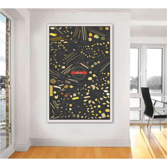 PLETHORA OF PASTA PERMUTATIONS №2030 Ready to Hang Canvas PrintCanvas art arrives ready to hang, with hanging accessories included and no additional framing required. Every canvas print is hand-crafted, made on-demand at our workshop and expertly stretche
