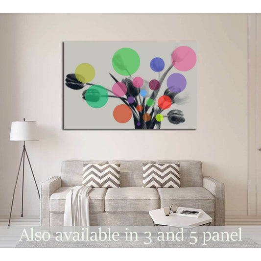 Pop Art Abstract №3301 Ready to Hang Canvas PrintCanvas art arrives ready to hang, with hanging accessories included and no additional framing required. Every canvas print is hand-crafted, made on-demand at our workshop and expertly stretched around 100%