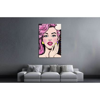 Pop Art №3312 Ready to Hang Canvas PrintCanvas art arrives ready to hang, with hanging accessories included and no additional framing required. Every canvas print is hand-crafted, made on-demand at our workshop and expertly stretched around 100% North Ame