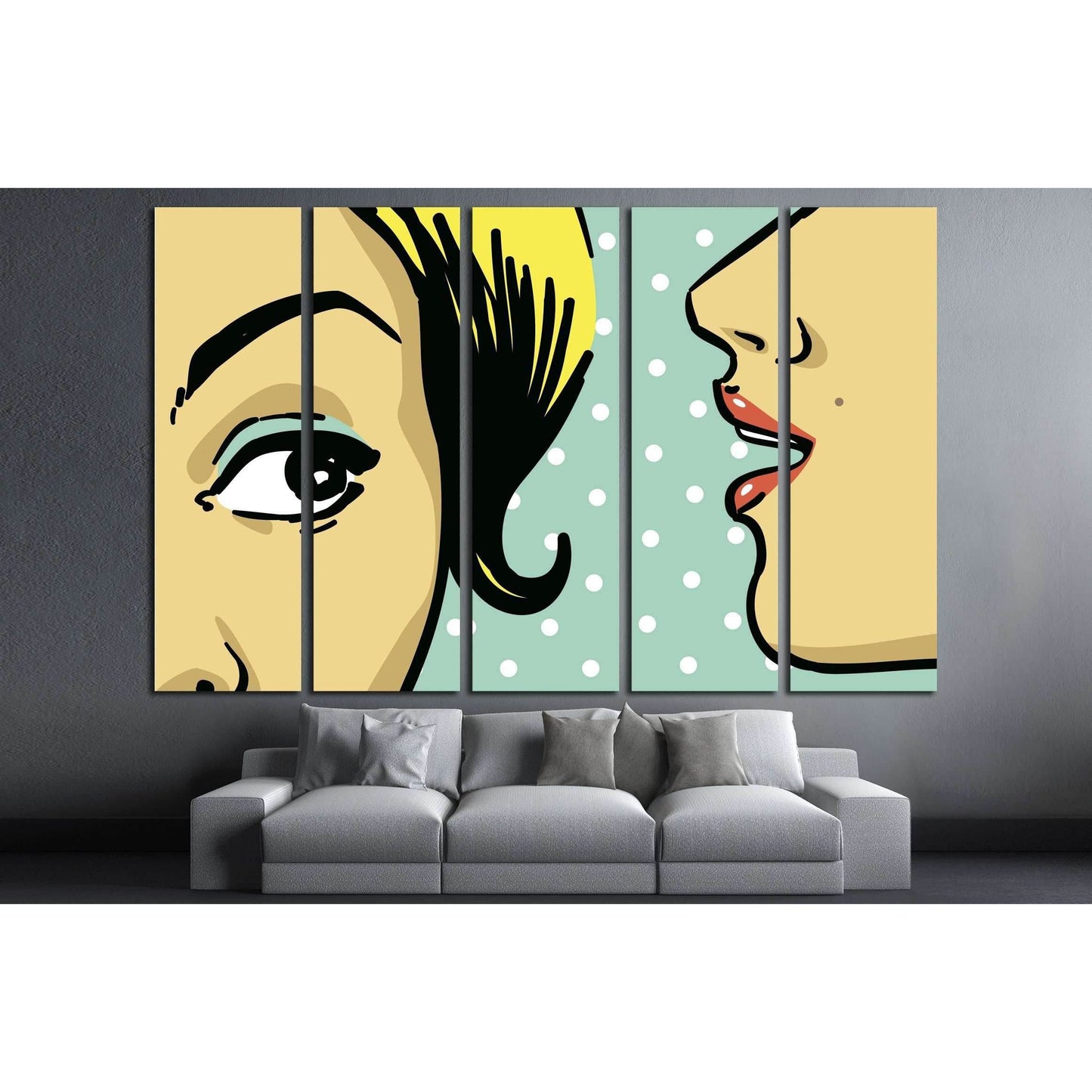 Pop Art №3313 Ready to Hang Canvas PrintCanvas art arrives ready to hang, with hanging accessories included and no additional framing required. Every canvas print is hand-crafted, made on-demand at our workshop and expertly stretched around 100% North Ame