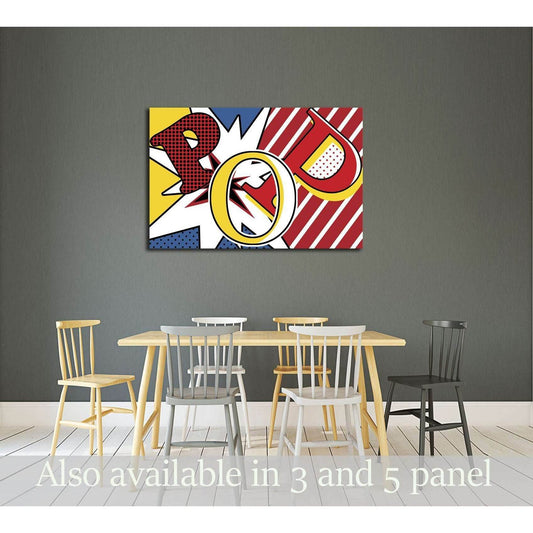 Pop Art №3314 Ready to Hang Canvas PrintCanvas art arrives ready to hang, with hanging accessories included and no additional framing required. Every canvas print is hand-crafted, made on-demand at our workshop and expertly stretched around 100% North Ame
