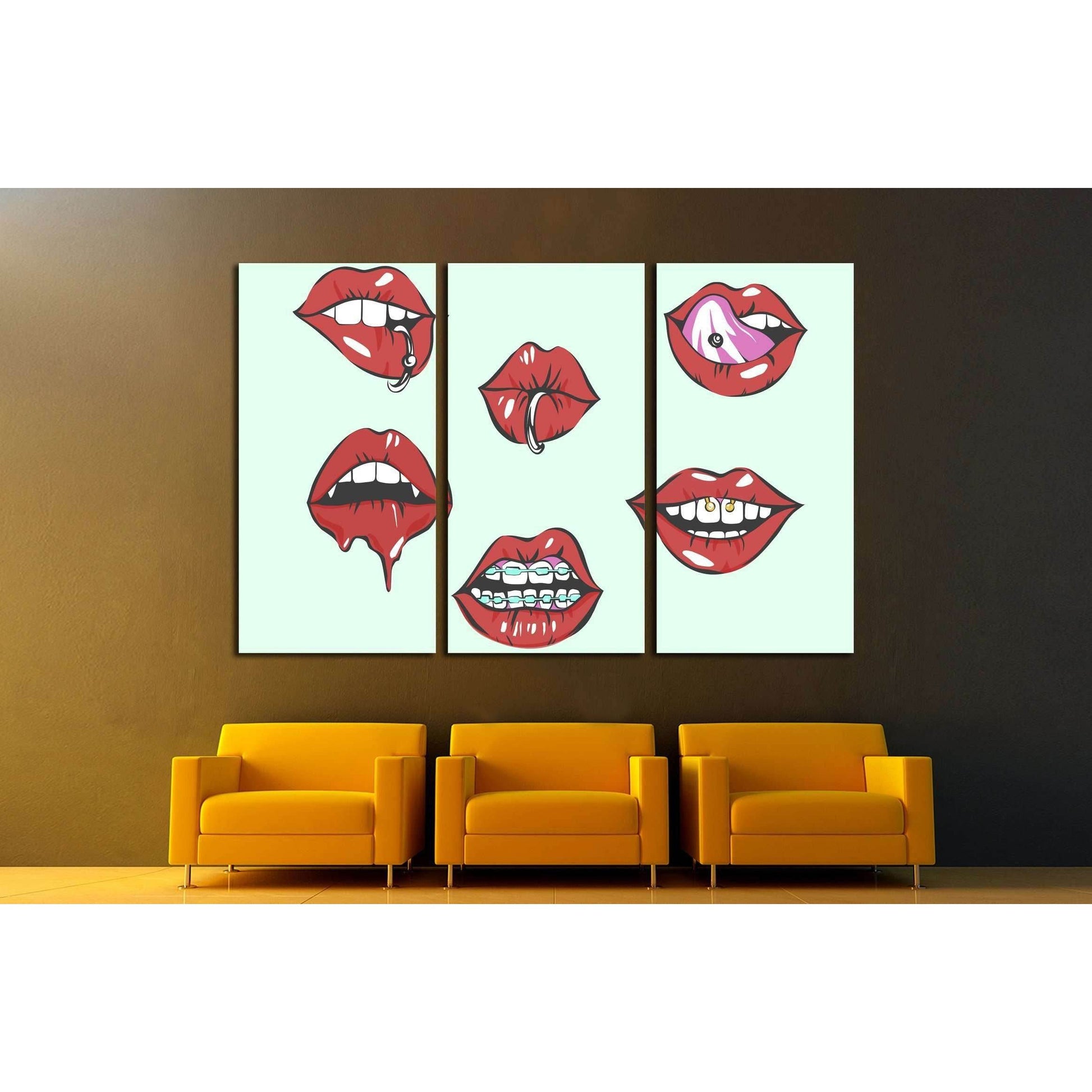 Pop Art Sexy №3316 Ready to Hang Canvas Print - Zellart Canvas Prints ALL_Products, s-3316