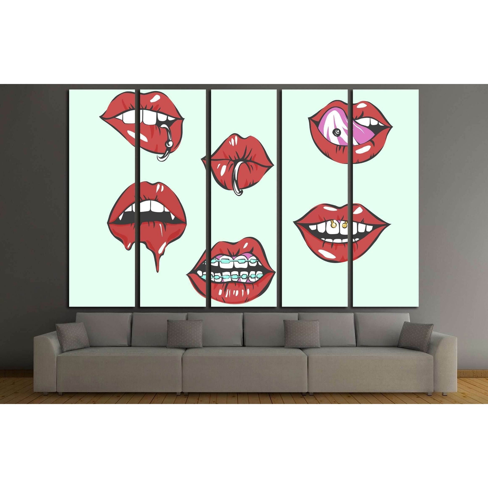 Pop Art Sexy №3316 Ready to Hang Canvas Print - Zellart Canvas Prints ALL_Products, s-3316