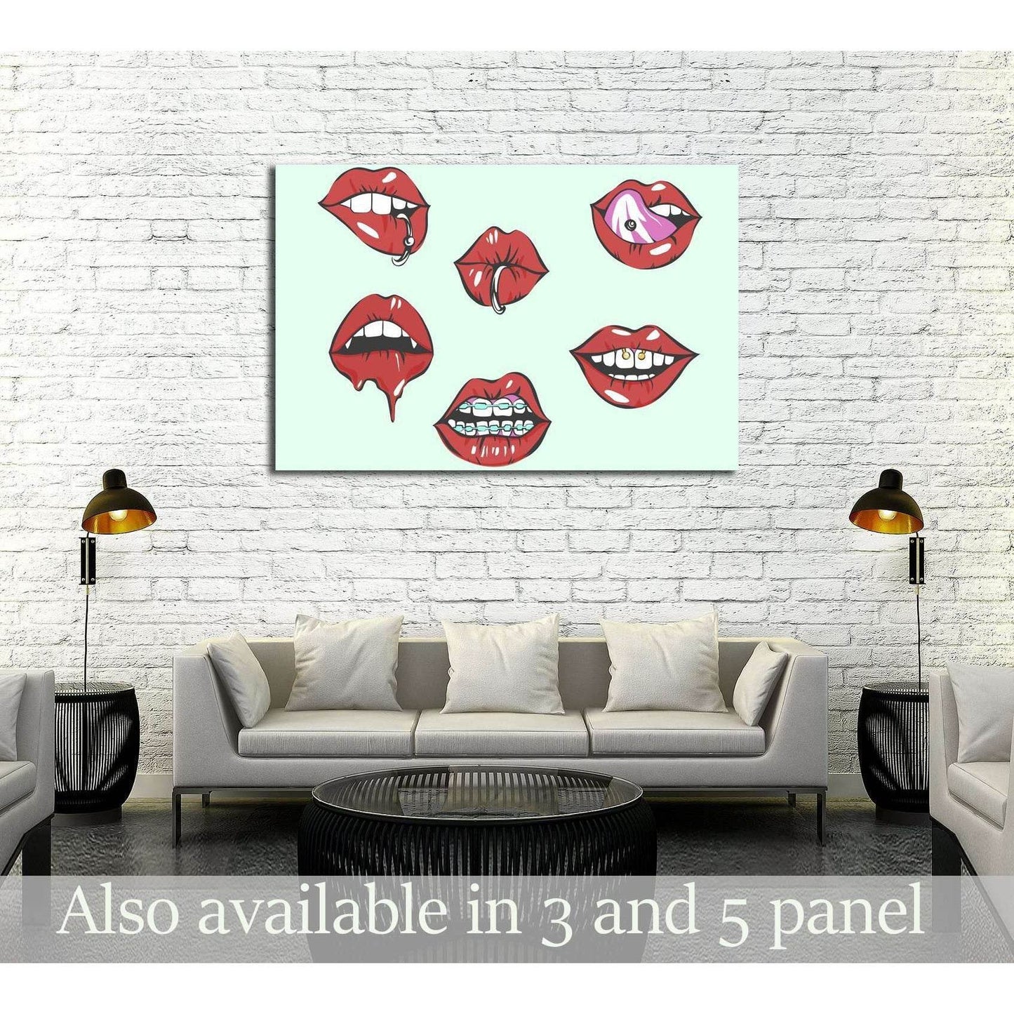 Pop Art Sexy №3316 Ready to Hang Canvas Print - Zellart Canvas Prints ALL_Products, s-3316