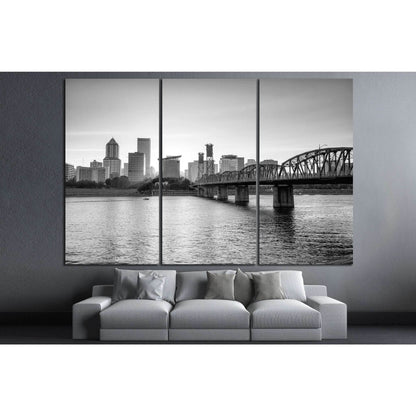 Portland Oregon skyline №825 Ready to Hang Canvas PrintCanvas art arrives ready to hang, with hanging accessories included and no additional framing required. Every canvas print is hand-crafted, made on-demand at our workshop and expertly stretched around