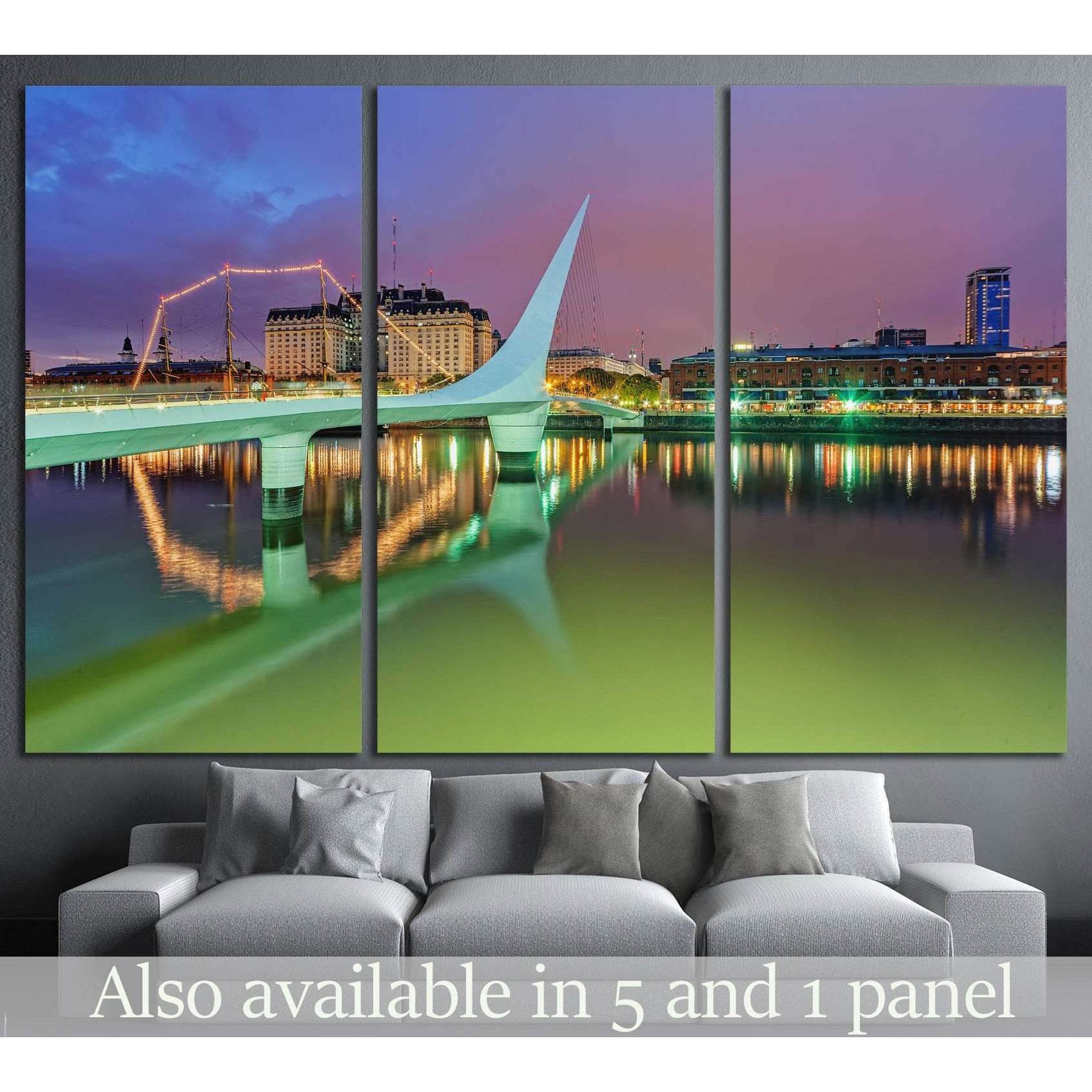 Puerto Madero, Argentina, Buenos Aires №1144 Ready to Hang Canvas PrintCanvas art arrives ready to hang, with hanging accessories included and no additional framing required. Every canvas print is hand-crafted, made on-demand at our workshop and expertly
