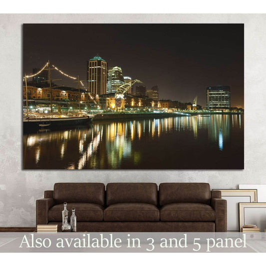 Puerto Madero, Buenos Aires, Argentina №1141 Ready to Hang Canvas Print - Zellart Canvas Prints ALL_Products, s-1141